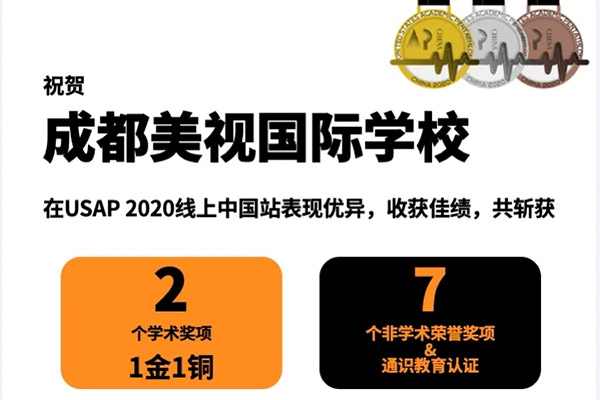  喜報丨又博眼球了！USAP2020——美視總分排名華西區(qū)域的第二名！ 